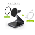 Magnetic 3 in 1 Wireless Charger Station for Samsung S24 Ultra/S25/26 Fast Charging Stand for Galaxy Watch 8/7/6/Earbuds